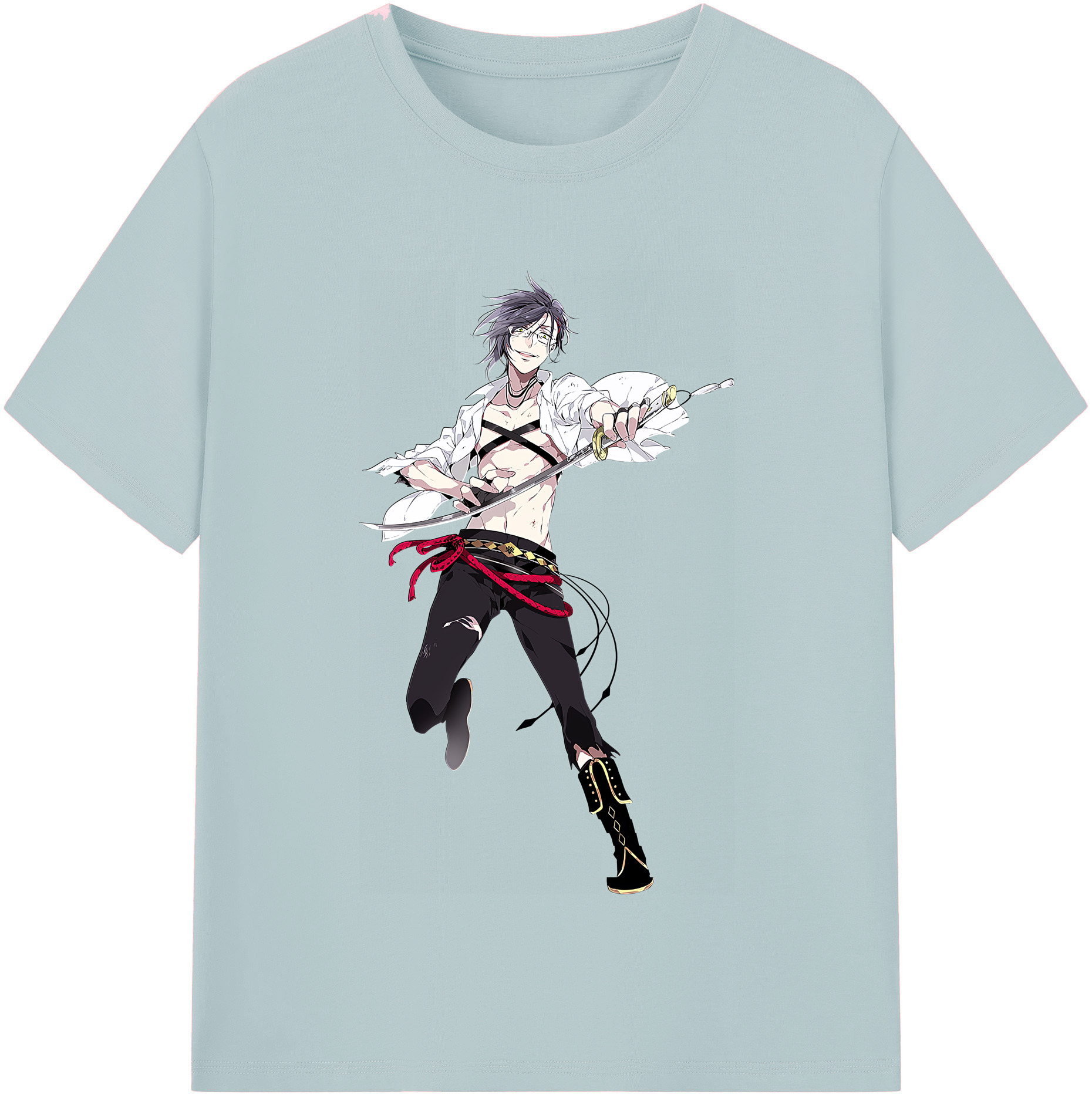 （画像用） 刀剣乱舞 Touken Ranbu 綿100％半袖Tシャツ（フロントプリント）